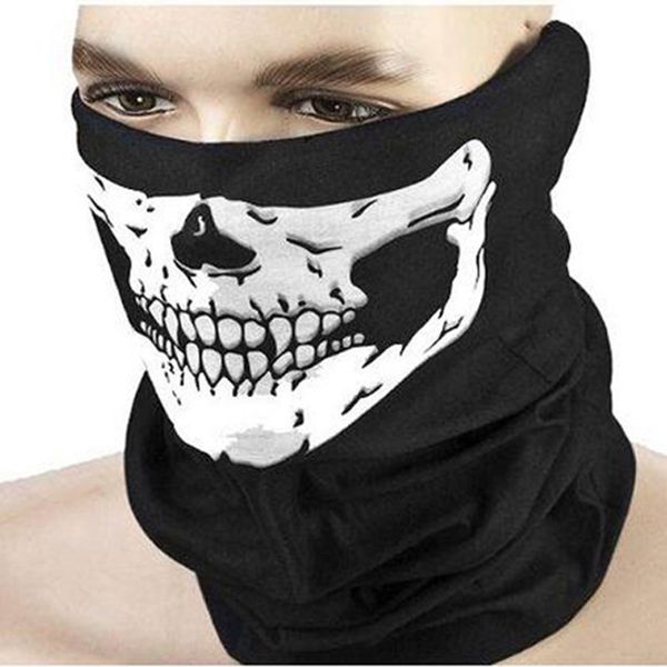 

2020 new half face scarf mask festival skull masks horror scary party masks festive supplies mask