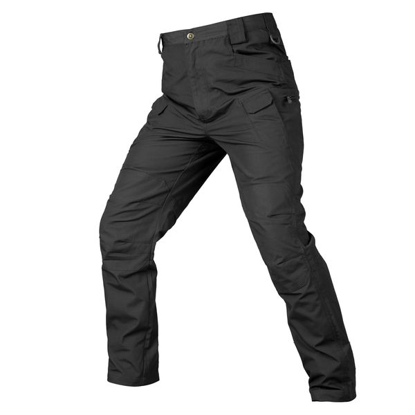

shanghai story men tactical pants mens blend cotton army cargo pants swat combat hike cargo pants trouser ix7, Black;green