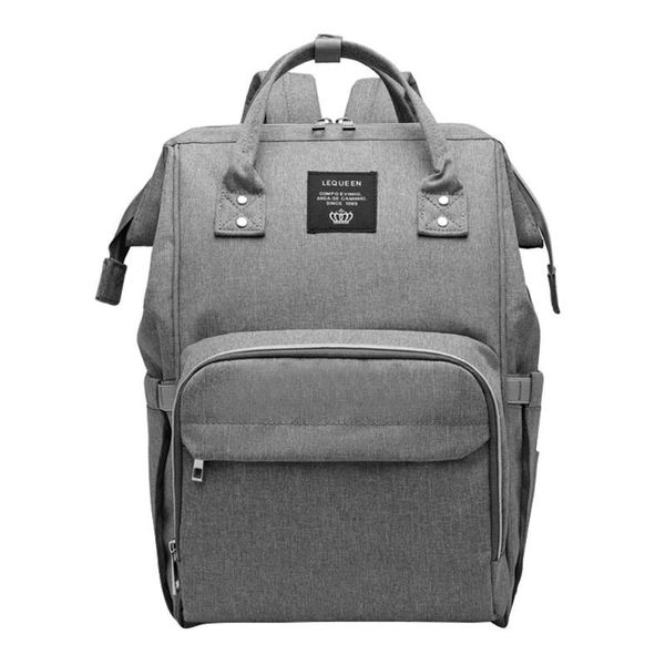 

solid color neutral multi-function backpack mummy maternity diaper handbags pure large nursing waterproof travel backpacks bags