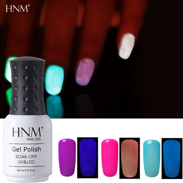 

hnm 8ml fluorescence uv gel nail polish paint gellak hybrid gel varnish soak off semi permanent lucky lacquer enamel nail