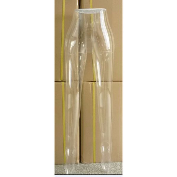 

new pvc plastic female leg pants trousers underwear inflatable mannequin dummy torso model, Khaki
