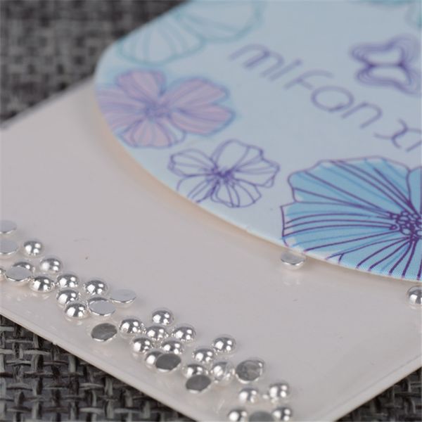 

2mm silvery simicircle metal rivet ornament nail studs 3d diy nail art decoration, Silver;gold