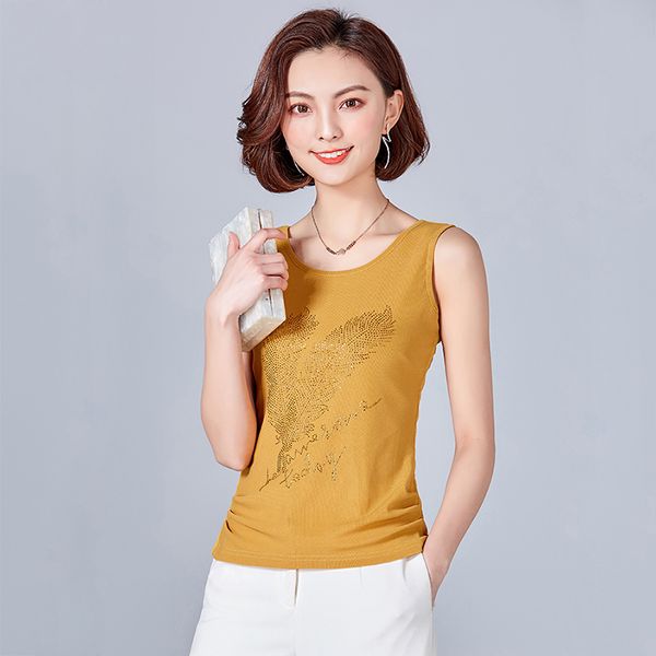 

aossviao tank women casual o-neck sleeveless camisole feathers elastic pullover feminino cami tank women 2018 summer, White