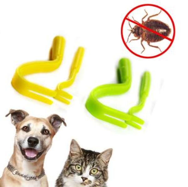 Tick ​​Twister Remover Hook Tool Pack X 2 Размеры собаки Лошадь Cat Pet Pet Human Flavover Пинцет щенков Groom Tool