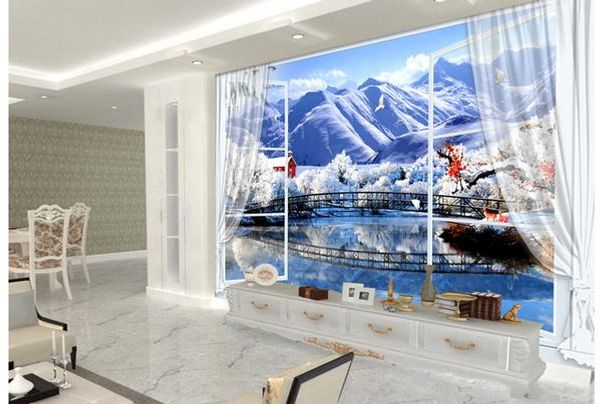 

вежий зимний 3d-елевизоѬ оне ен Ѭопии 3d обои 3d обои дл в оне