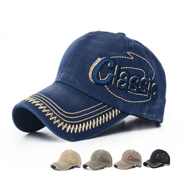 Unisex Kids Adult Size Snapback Flat Blue Peak Hat Casual Baseball Cap Alphabet