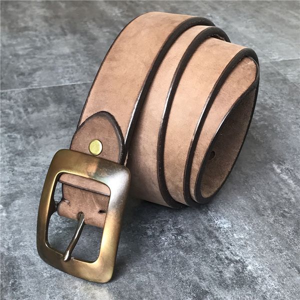 

super thick retro genuine leather men belt cowboy vintage belt buckle ceinture homme jeans strap ceinture homme cinto mbt0506, Black;brown