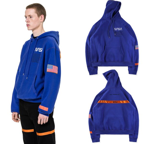 nasa blue hoodie