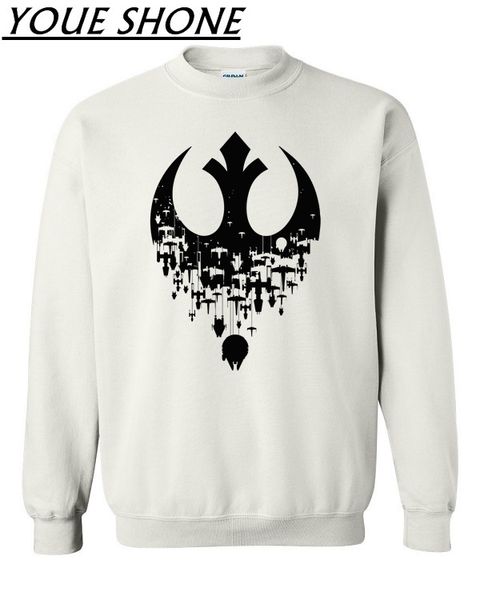 

hombres fractured rebellion sweatshirts jedi rebel cotton fleece jersey autumn winter man pullover coat darth vader men's basic sportwe, Black