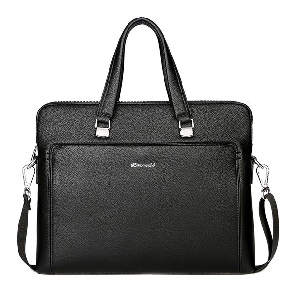 

new briefcase shoulder bags men's handbag business bag mens crossbody bag leather bolsas men bolsos