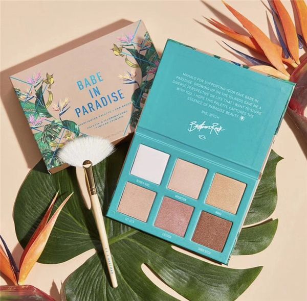 

Детка Bretmen в рай 6 цветов палитра теней для макияжа бронзатор зарево выделите конт