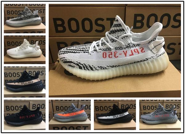 

2019 new 350 athletic hoe zebra e ame tatic black ca ual hoe men women port hoe neaker