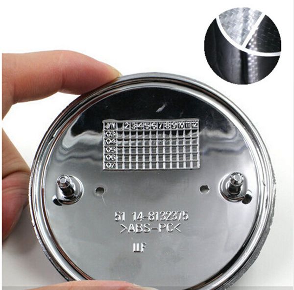 

lowest 20 pcs car stying 82mm car logo hood trunk blue white carbon fiber car emblem badge e46 e39 e34 e60 e36 e38 m3 m5 m6