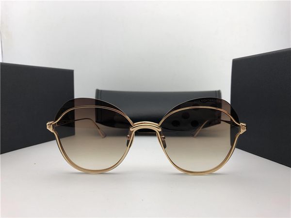 

nightbird два gold / brown затененные солнечные очки sonnenbrille occhiali да единственных солнцезащитные очки очки оттенки новый случай с, White;black