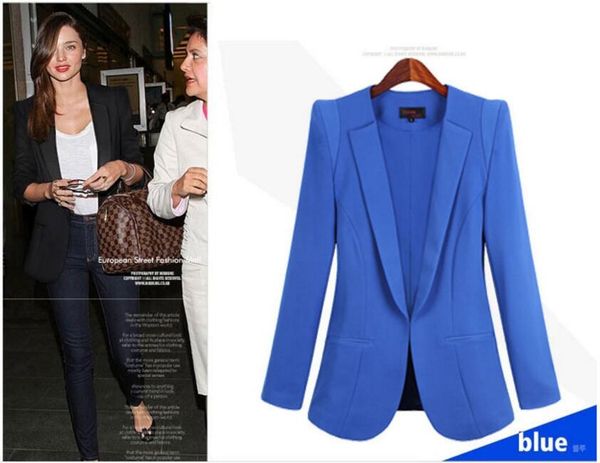 

6 colors woman business suit coat 8colors women's suits & blazers ing, White;black