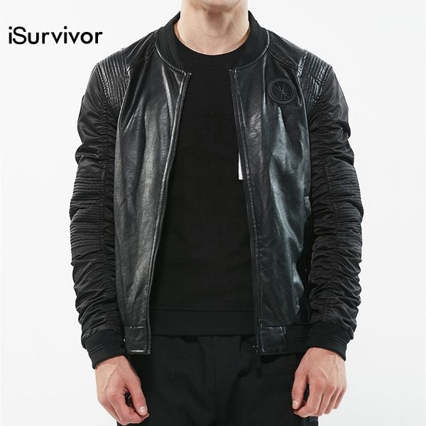 

2018 men pu jackets and coats hombre jaqueta masculina male casual fashion slim fit large size jackets autumn outwear cardigans, Black;brown