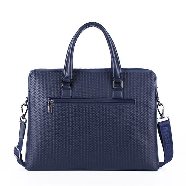 

men hand-held retro casual briefcase bag leather shoulder messenger bags travel business computer laphandbag