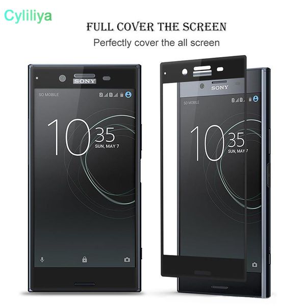 

3d tempered glass for sony xperia xa xa1 xp x compact xz premium xa-ultra curved edge full cover transparent screen protector