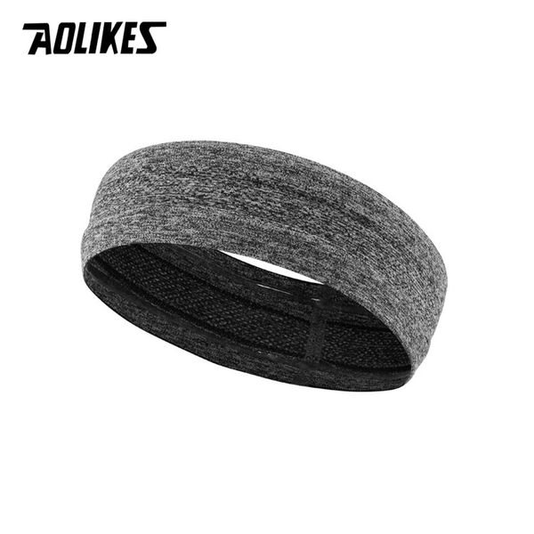 

aolikes professional sweatband sports moisture-wicking non slip headband breathable band for sports fitness workout, Yellow;black