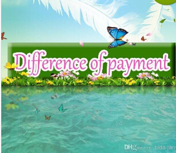 

difference of payment