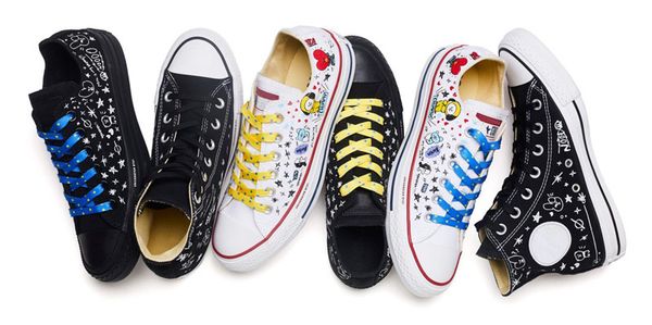 

Universtar BT21 Звезда Мужчины Женщины герои мультфильмов кроссовки 2018 новая мода черны