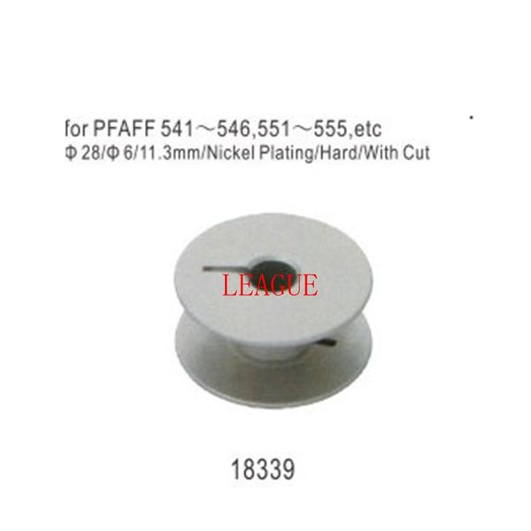 

sewing machine part 18339 bobbins use for pfaff 541-546, 551-555, Black