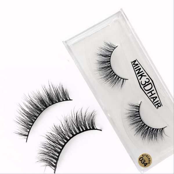 

thin hair mink eyelashes 3d false eyelashes lashe curly dolly handmade lashes daily wearing