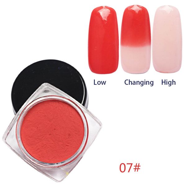 

nail art glitter powder temperature change color dust pigment for uv nail polish gradient color magic powder bz069, Silver;gold