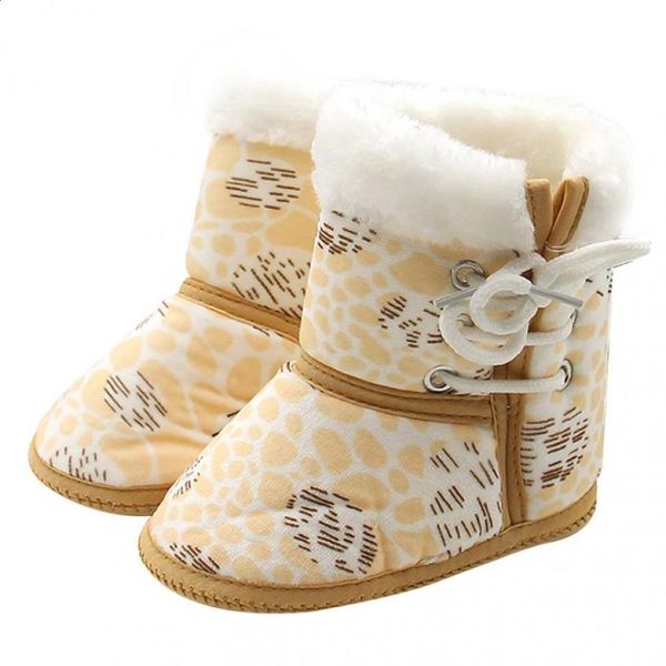 

warm snow boots lace-up prewalker toddler winter infant cotton baby sole cloth footwear boots soft baby shoes newborn, Black;grey