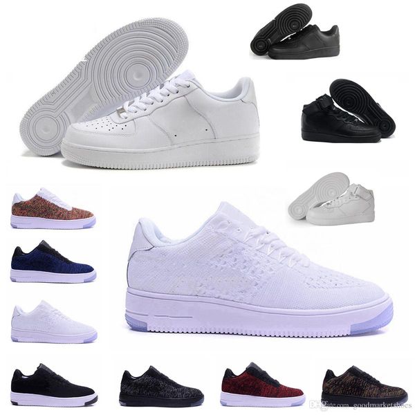 

classical all white black low high cut men & women sports sneakers running shoes one skate shoes size 36-46