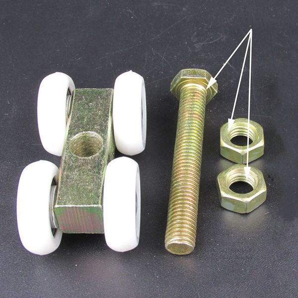 

тяжелый дверной ролик ультра-тихая деревянная мебель раздвижные двери шкив висит трек нейлон колесо стекло подшипник двери домашнего здания