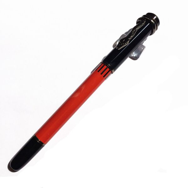 

monte mount luxury 3d snake clip pen color pen black and orange gifts without pencil box office fine nib ink fountain
