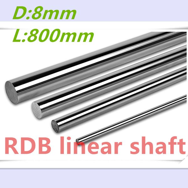 

2 pcs 3d printer rod shaft 8mm linear shaft 800mm chrome plated linear motion guide rail round rod 8mm 800mm