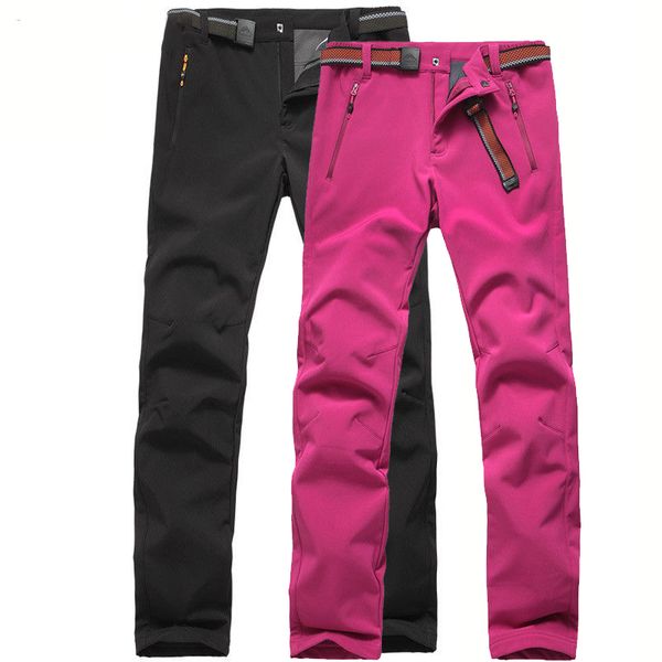 

cargo pants men joggers sweatpants softshell trousers men waterproof track pants warm fleece tactical pantalon hombre, Black