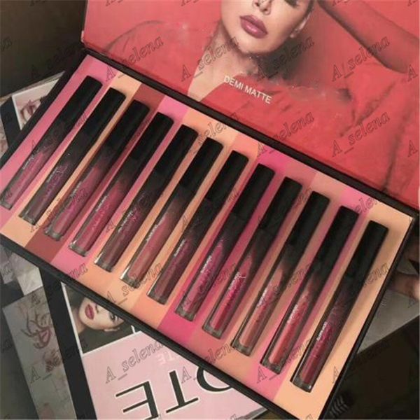 

2018 beauty lipglo demi matte liquid lip tick lip co metic lip et 12pc et hipping