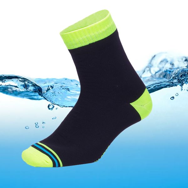 

new breathable waterproof socks men women cycling socks dry fast camping hiking running outdoor climbing sports, Black
