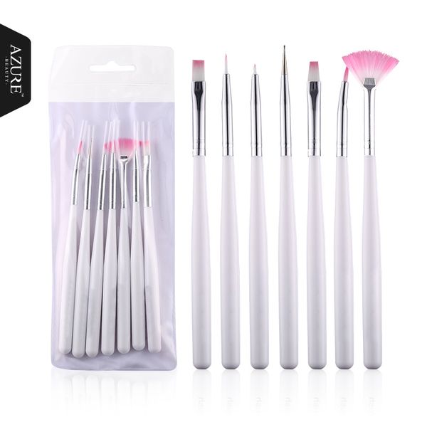 

nail tools 7pcs rose design nail art pen painting dotting tool brush set art pen
