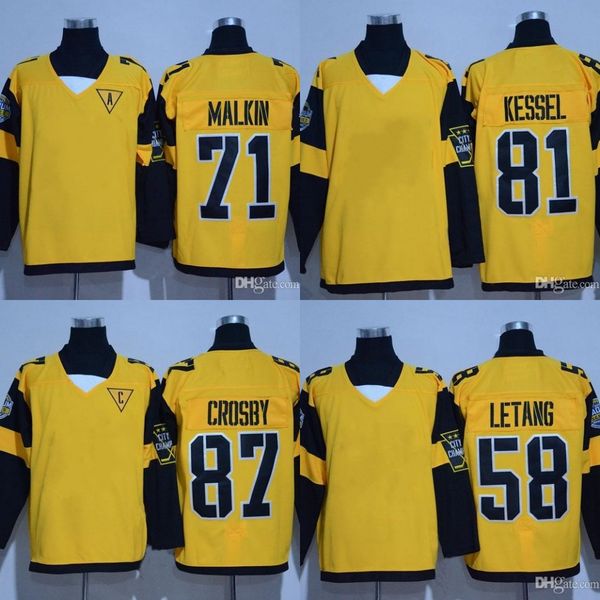 

Youth 87 Sidney Crosby 2017 Stadium Series Hockey Jerseys 58 Kris Letang 71 Evgeni Malkin #81 Phil Kessel Stiched Jersey