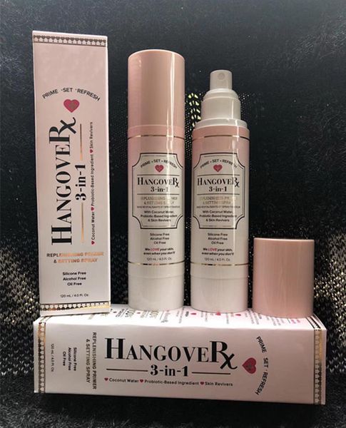 

dhl new makeup faced hangover rx 3-in-1 replenishing primer & setting spray 4oz coconut 120ml