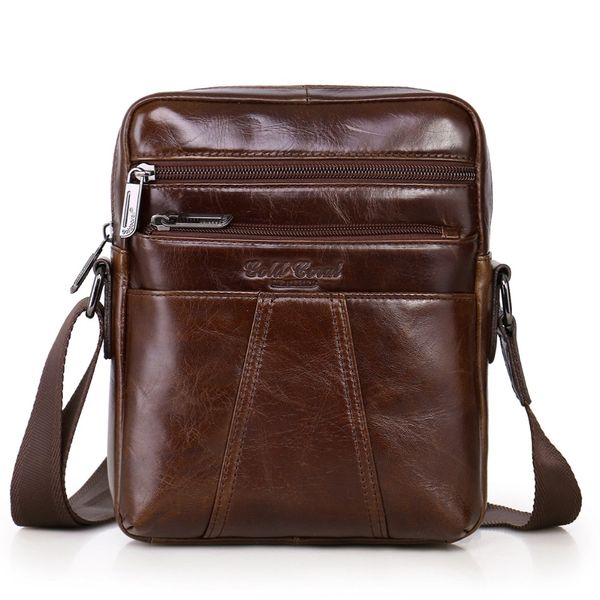 

100% genuine leather small messenger bags for men crossbody shoulder bags male cowhide phone handbags