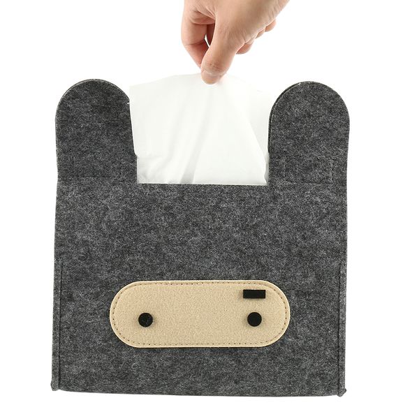 

durable tissue box home l auto car cartoon felts tissue box napkin pumping paper case cover holder
