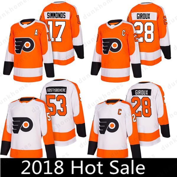 

Philadelphia Flyers 17 Wayne Simmonds 28 Claude Giroux 53 Shayne Gostisbehere 93 Jakub Voracek 19 Nolan Patrick 15