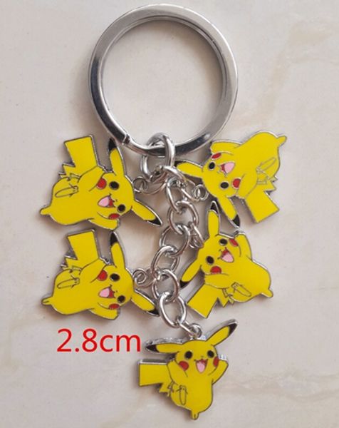 

1 set keychain cute key ring cover holder pendant hadbag bag charms women men kids cat jewelry gift k-200, Silver