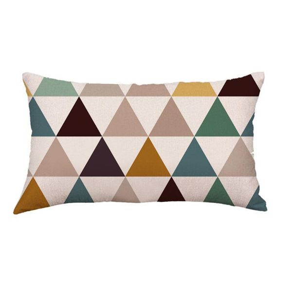 

home & garden pillow case funda cojin mandala pillow case removable and washable rectangle geometric cottonprinted ju16