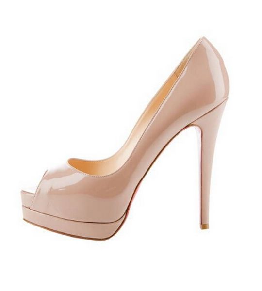 

Классический Горячие Продажа Женщины Red Bottom платформы Высокие каблуки, марка Black /