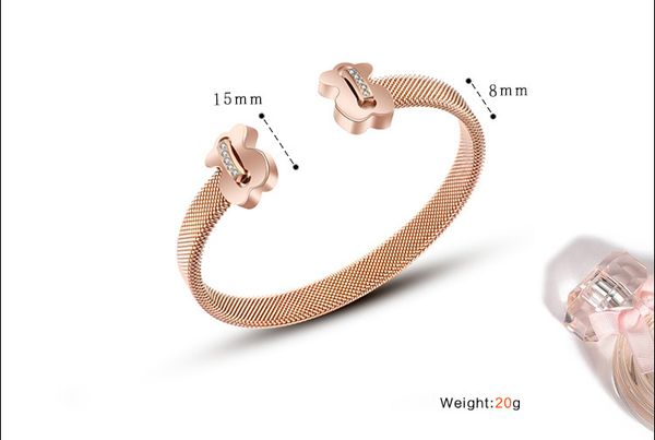 

famob rand stainless steel rose gold plated cuff bangle bracelet female male bijoux open love bracelet gift for men couple, White