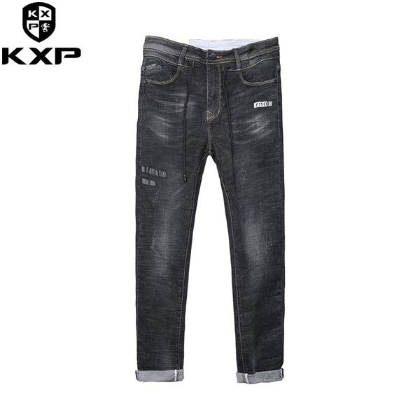 

kxp gray hip hop mens fashion loose long jeans 820, Blue