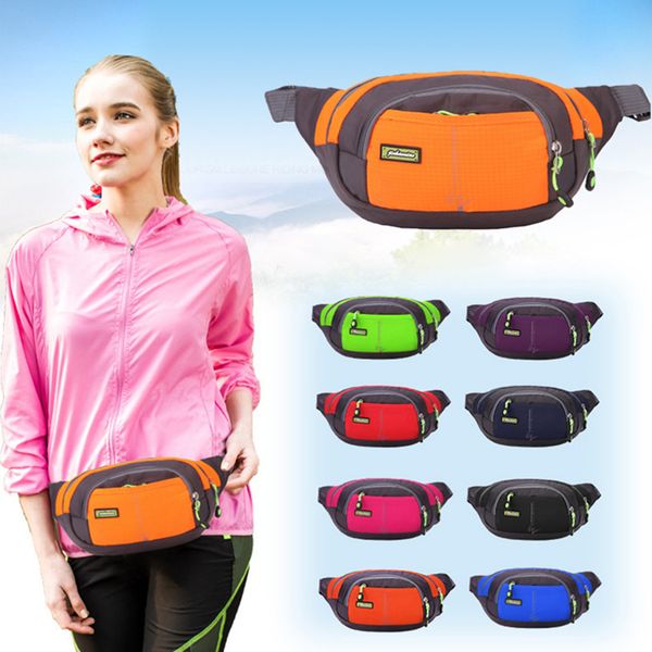 

new arrive casual fanny pack water resistant durable nylon waist bag large capacity travel portable lightweight belt bag
