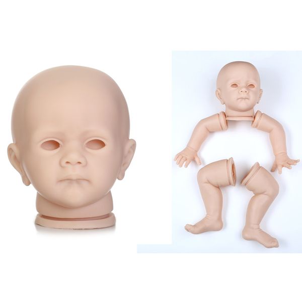 

npk 60 см 24 дюйма силиконовые наборы высококачественный импортный мягкий силиконовый кукла наборы изысканный малыш diy аксессуар для куклы