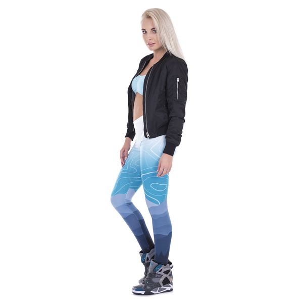 

Knitted New Fashion Printed Women Freeride Deer Dots Legging High Waist Legins Elastic Silm Fit Women Pants Leggings